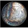 Image 3 : 1896-p Rainbow Toned Morgan Dollar $1 Grades Choice+ Unc