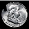Image 2 : 1953-d Franklin Half Dollar 50c Grades Choice+ Unc