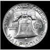 Image 3 : 1953-d Franklin Half Dollar 50c Grades Choice+ Unc