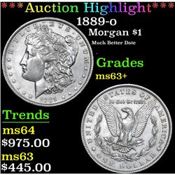 ***Auction Highlight*** 1889-o Morgan Dollar $1 Graded Select+ Unc By USCG (fc)