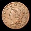 Image 2 : 1818 Coronet Head Large Cent 1c Grades vf+