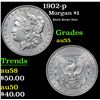 Image 1 : 1902-p Morgan Dollar $1 Grades Choice AU