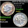 Image 1 : 1975-d Rainbow Toned Roosevelt Dime 10c Grades Choice+ Unc