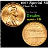 Image 1 : 1967 Special Mint Set Lincoln Cent 1c Grades Choice+ Unc RD