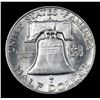 Image 3 : 1959-d Franklin Half Dollar 50c Grades Select Unc+ FBL