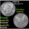 Image 1 : 1884-p Morgan Dollar $1 Grades Select Unc PL