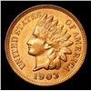 Image 2 : 1903 Indian Cent 1c Grades Choice+ Unc RD