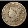 Image 2 : 1825 Coronet Head Large Cent 1c Grades vg+
