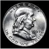 Image 2 : 1959-d Franklin Half Dollar 50c Grades Choice Unc+ FBL