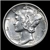 Image 2 : 1937-d Mercury Dime 10c Grades Choice Unc+ FSB