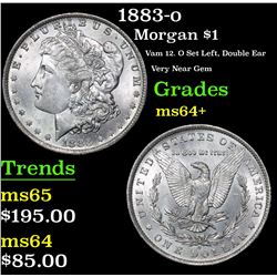 1883-o Morgan Dollar $1 Grades Choice+ Unc