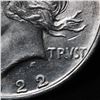 Image 4 : 1922-d Peace Dollar $1 Grades Choice+ Unc