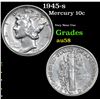 Image 1 : 1945-s Mercury Dime 10c Grades Choice AU/BU Slider