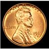 Image 2 : 1953-d Lincoln Cent 1c Grades Choice+ Unc RD