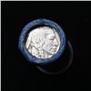 Image 2 : Buffalo Nickel Shotgun Roll in Old Bank Style Wrapper 1925 & s Mint Ends (fc)