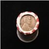 Image 3 : Mixed small cents 1c orig shotgun roll, 1917-d Wheat Cent, 1919-s Wheat Cent other end