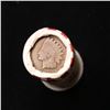 Image 2 : Mixed small cents 1c orig shotgun roll, 1858 Flying Eagle, 1891 Indian Cent other end