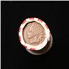 Image 3 : Mixed small cents 1c orig shotgun roll,1919-s Wheat Cent, 1896 Indian Cent other end