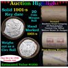 Image 1 : ***Auction Highlight*** Full solid date 1901-s Morgan silver dollar roll, 20 coins   (fc)