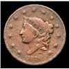 Image 2 : 1836 Coronet Head Large Cent 1c Grades vf+