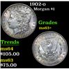 Image 1 : 1902-o Morgan Dollar $1 Grades Select+ Unc