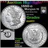 Image 1 : ***Auction Highlight*** 1880-o Morgan Dollar $1 Graded Select+ Unc By USCG (fc)