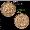 Image 1 : 1895 Indian Cent 1c Grades vf++