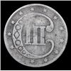 Image 3 : 1852 Three Cent Silver 3cs Grades f+