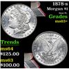 Image 1 : 1878-s Morgan Dollar $1 Grades Select+ Unc