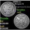 Image 1 : 1890-cc Morgan Dollar $1 Grades vg+