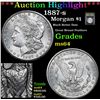 Image 1 : ***Auction Highlight*** 1887-s Morgan Dollar $1 Graded Choice Unc By USCG (fc)