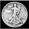Image 2 : 1918-s Walking Liberty Half Dollar 50c Grades f+