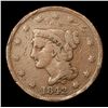 Image 2 : 1842 Braided Hair Large Cent 1c Grades f+