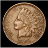 Image 2 : 1908 Indian Cent 1c Grades Select AU
