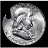 Image 2 : 1953-d Franklin Half Dollar 50c Grades Choice+ Unc