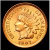 Image 2 : ***Auction Highlight*** 1907 Indian Cent 1c Graded Gem+ Unc RD By USCG (fc)
