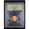 Image 4 : ***Auction Highlight*** 1907 Indian Cent 1c Graded Gem+ Unc RD By USCG (fc)