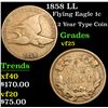 Image 1 : 1858 LL Flying Eagle Cent 1c Grades vf+