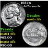 Image 1 : 1951-s Jefferson Nickel 5c Grades Select Unc+ 5fs