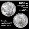 Image 1 : 1884-o Morgan Dollar $1 Grades GEM+ Unc