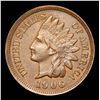 Image 2 : 1906 Indian Cent 1c Grades Choice AU/BU Slider