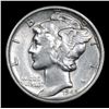 Image 2 : 1945-s Mercury Dime 10c Grades Choice AU/BU Slider