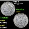 Image 1 : 1921-d Morgan Dollar $1 Grades Choice AU