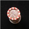 Image 3 : Mixed small cents 1c orig shotgun roll, 1917-s Wheat Cent, 1889 Indian Cent on Othe end