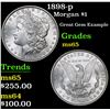 Image 1 : 1898-p Morgan Dollar $1 Grades GEM Unc