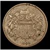 Image 2 : 1866 Two Cent Piece 2c Grades vf++
