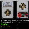 Image 1 : NGC 2009-s William H. Harrison Presidential Dollar $1 Graded pr69 dcam By NGC