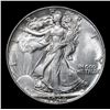 Image 2 : 1946-p Walking Liberty Half Dollar 50c Grades Select+ Unc