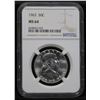 Image 2 : NGC 1963-p Franklin Half Dollar 50c Graded ms64 By NGC