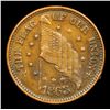Image 2 : 1863 Army & Navy Civil War Token 1c Grades Select AU